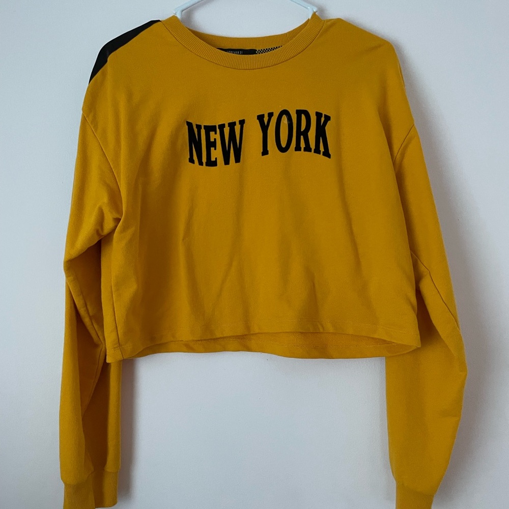 Single Striped NY Crop Top